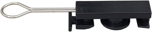 Зажим для  FTTH кабеля S-clamp обеспечивает максимально надежное крепление и сохранность оболочки кабеля.